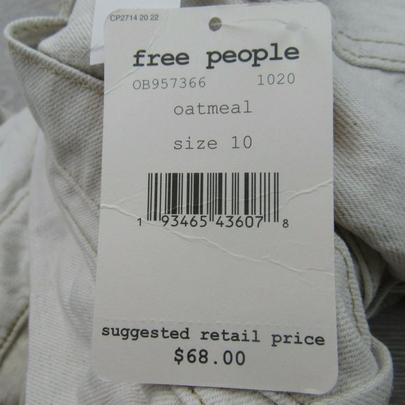 Free People Splendor In The Grass Tie Denim Skirt - Picture 9 of 10